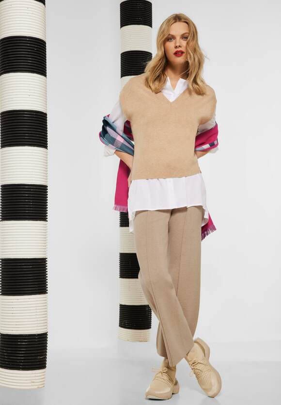 Street One Gebreide casual fit broek