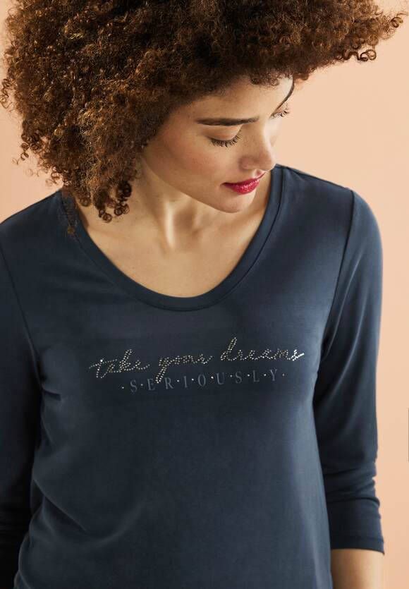 Street One Shirt in zijden look