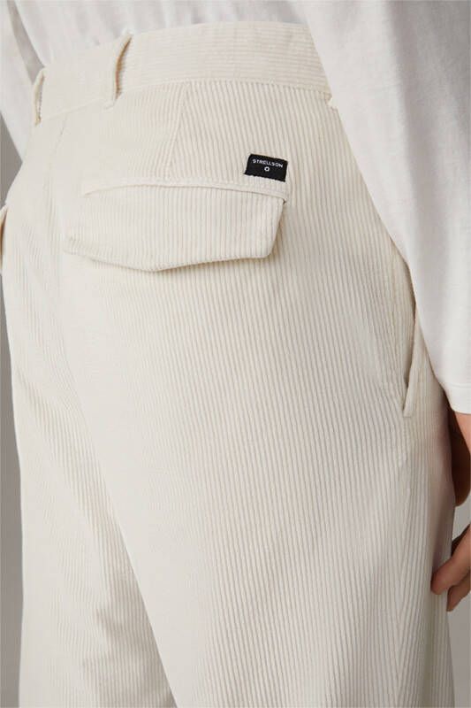 Strellson Cordbroek Luc, gebroken wit