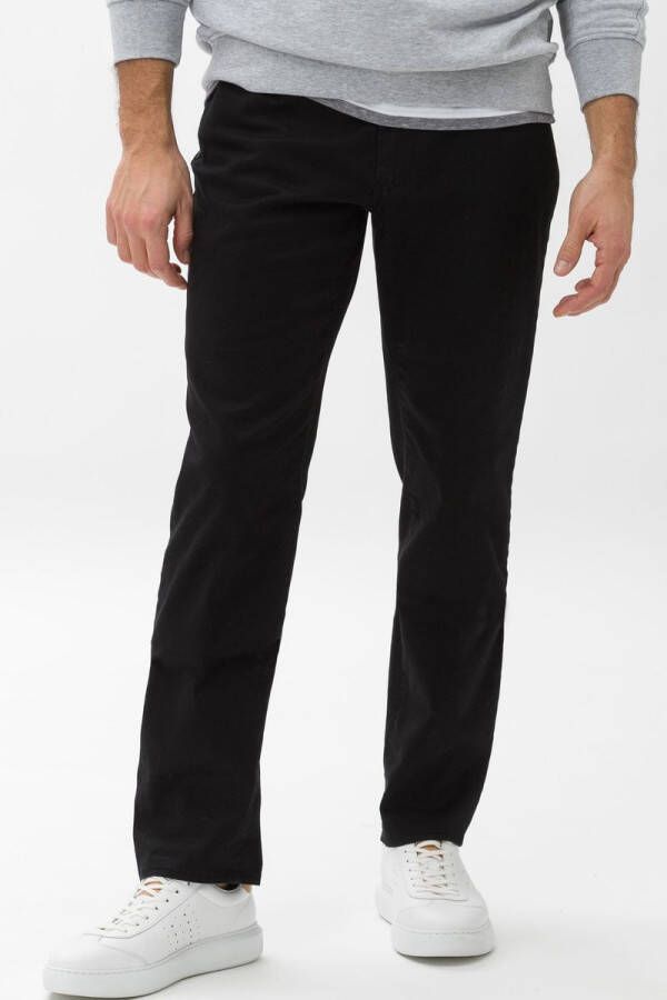 BRAX Cadiz Broek Five Pocket Zwart , Zwart, Heren