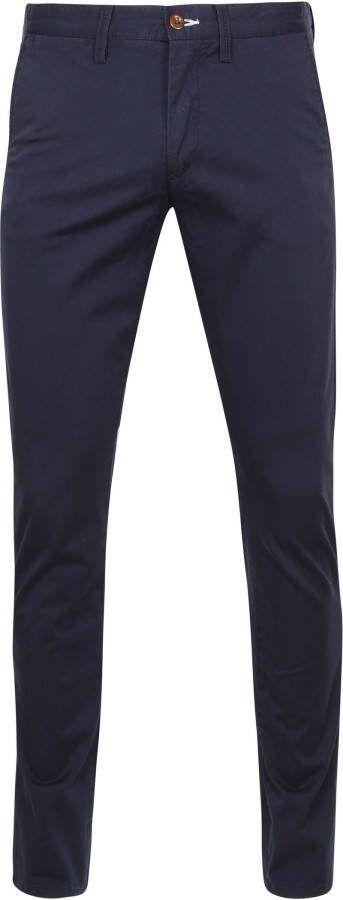 Gant Herren Chinohose "Slim Twill Chino" Slim Fit , Blauw, Heren