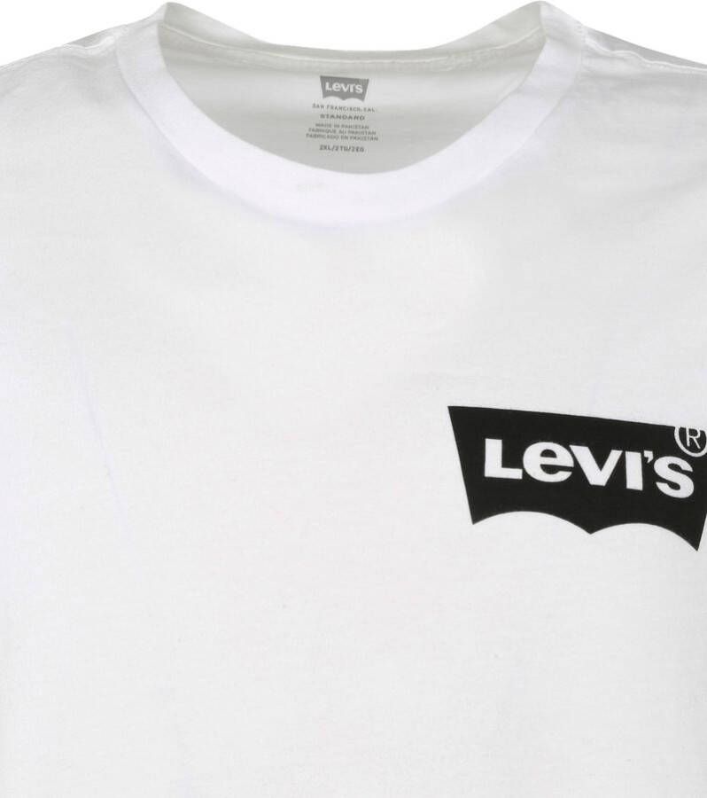 Levi's Big T shirt 2 Pack Wit Rood