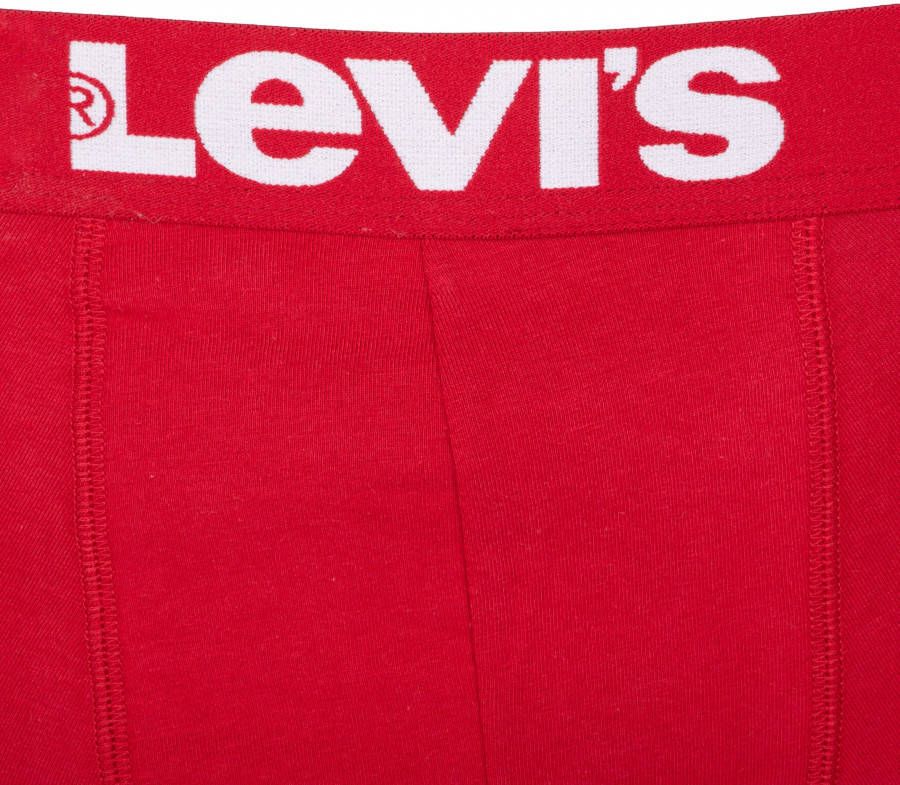 Levis Levi's Heren Boxershort Boxer Brief Core 2p Rood