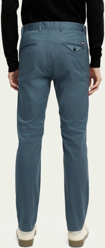 Scotch & Soda The Stuart regular slim fit broek van biologisch katoen