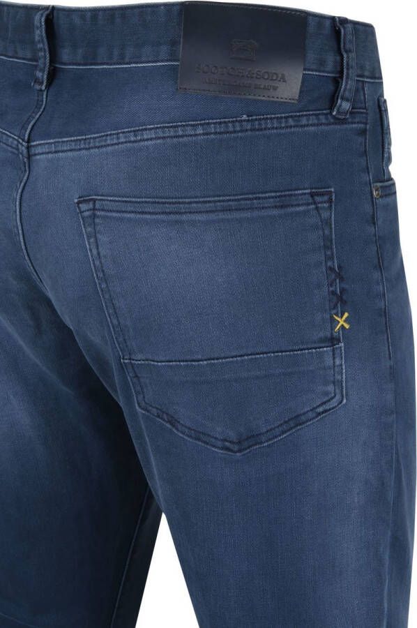Scotch & Soda Nos ralston concrete blues Straight fit Denim , Blauw, Heren