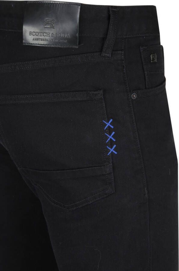 Scotch & Soda Ralston stay black stay black Skinny & Slim fit Zwart , Zwart, Heren
