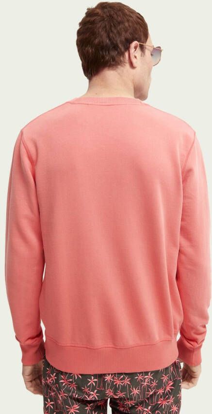 Scotch & Soda Lichtgewicht graphic sweater van biologisch materiaal