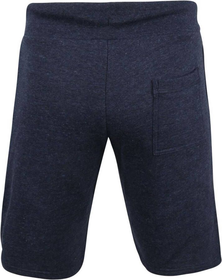 Superdry gemêleerde regular fit sweatshort vintage navy marl