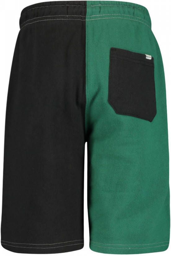 America Today Junior regular fit sweatshort Sevan Jr met zijstreep grijs melange/blauw