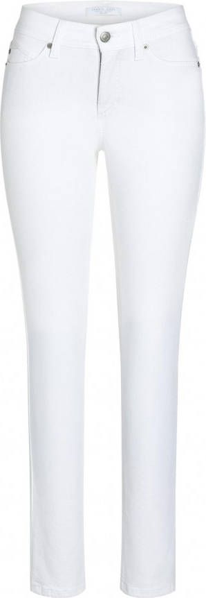 Cambio Parla Superstretch Dames Broek Wit Dames