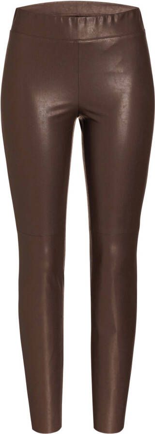 CAMBIO Leren en Suède Jassen Zwart Dames