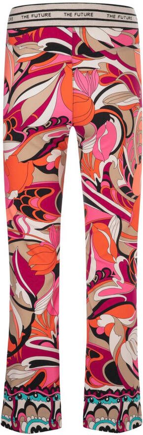 Cambio Ranee Easy Kick Broek Botanische Tuin Print Dames