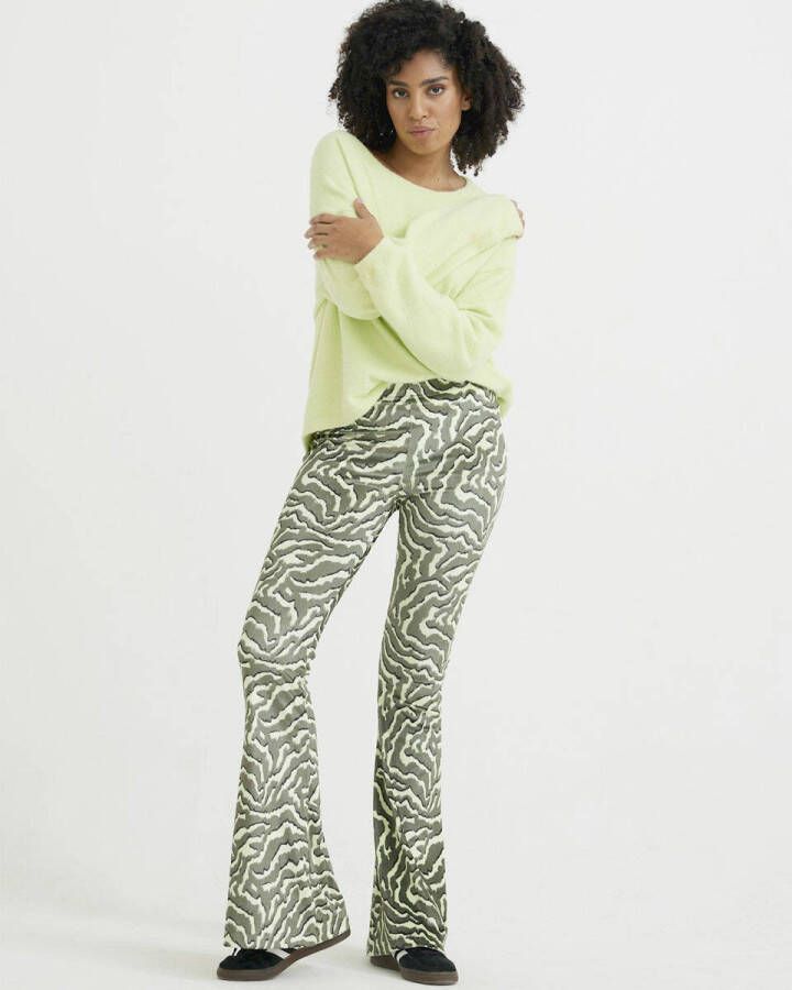 Catwalk Junkie Wijde Broeken Groen Dames