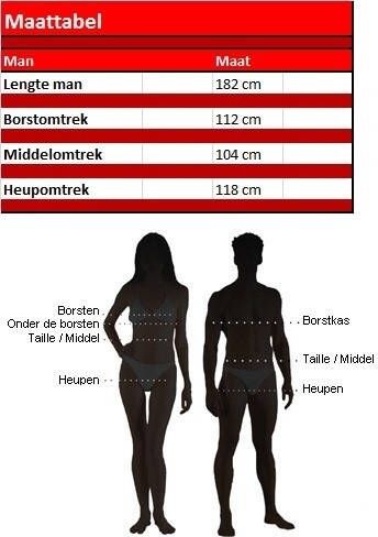 Confetti Gevangene lange mouw zwart wit | boeven kostuum