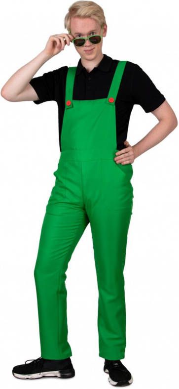 Feestbazaar Tuinbroek groen Loodgieter