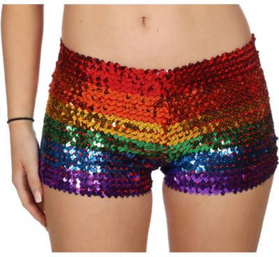 Confetti Hotpants pailletten