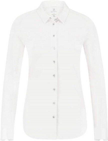 Cream Rundhals t shirt