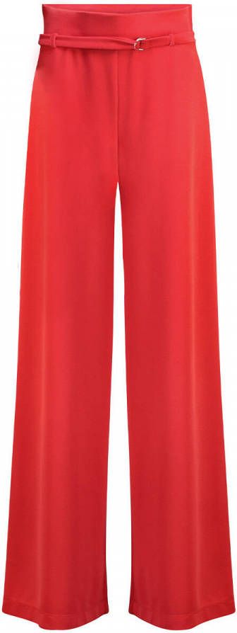 Expresso High waist loose fit pantalon met ceintuur