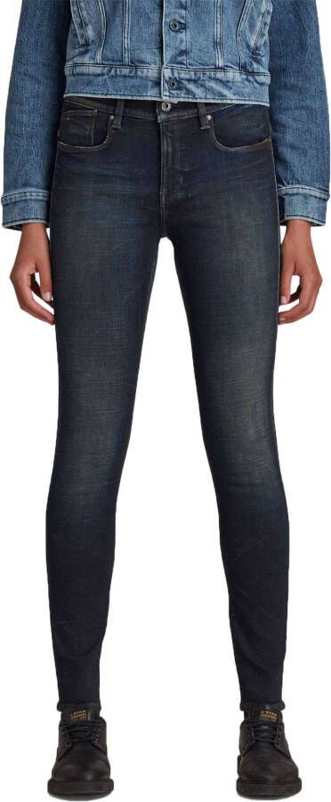 G-Star Lhana mager gedragen in mos G star, Blauw, Dames