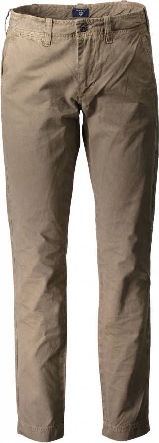 Gant Rechte broek , Bruin, Heren