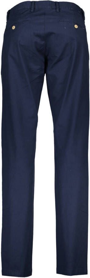 Gant Straight Trousers , Blauw, Heren