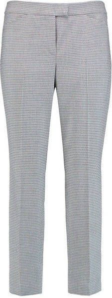 Gerry Weber Tapered fit chino met ruitdessin en steekzakken