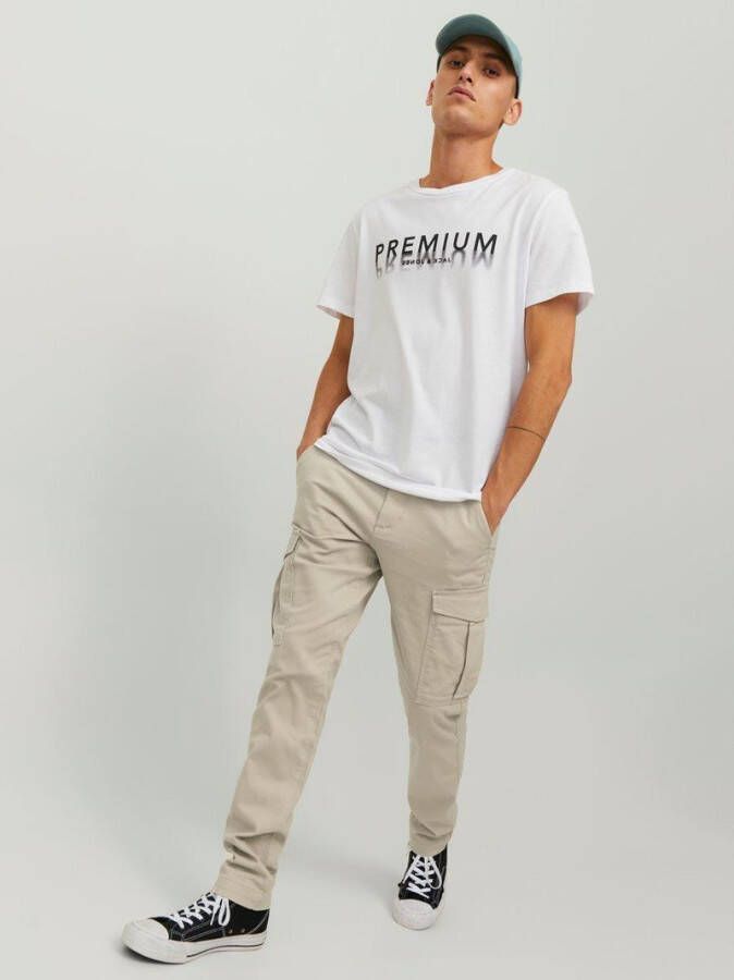 jack & jones Rechte broek , Beige, Heren
