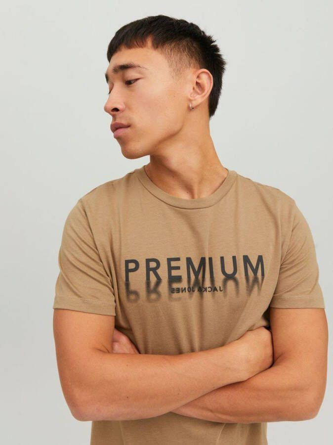 jack & jones T shirts , Bruin, Heren