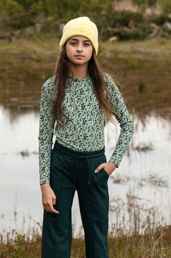 Looxs Revolution Wide leg interlock lagoon voor meisjes in de kleur