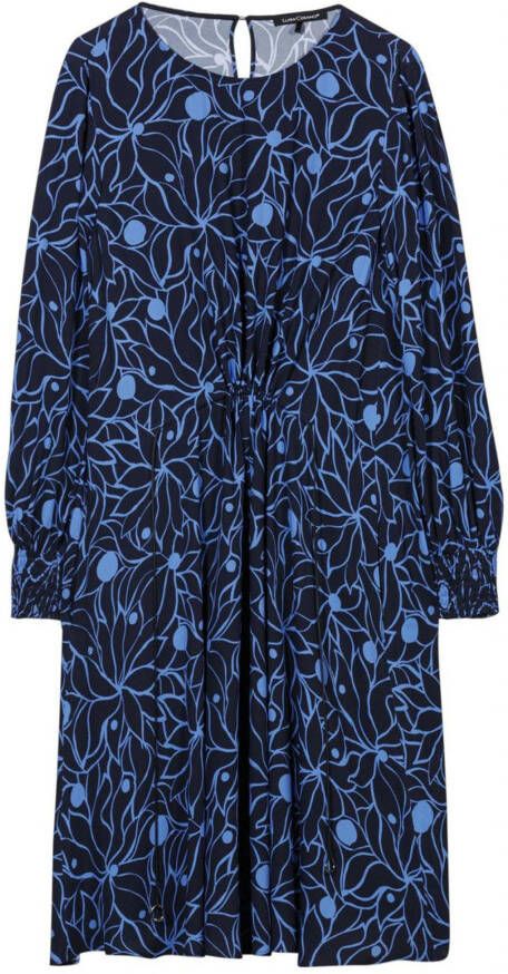 LUISA CERANO Hoge stretch kleur denim , Blauw, Dames