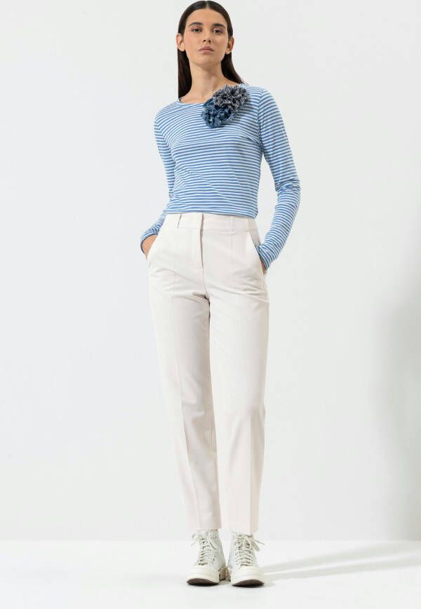 LUISA CERANO Straight Trousers , Wit, Dames