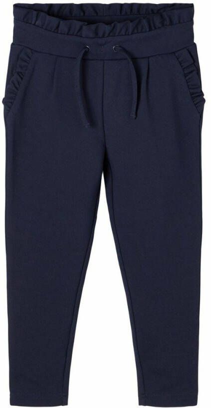 name it ! Meisjes Lange Broek Maat 110 Donkerblauw Viscose/elasthan
