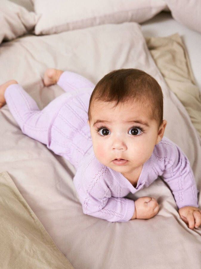 name it Gebreid vest lange mouwen