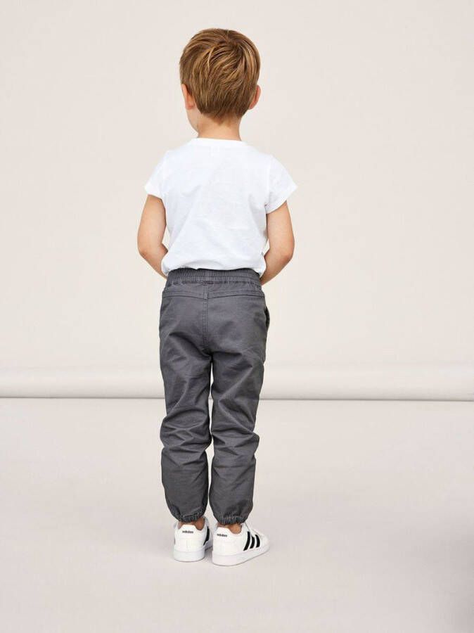 NAME IT MINI joggingbroek NMMROMEO grijs