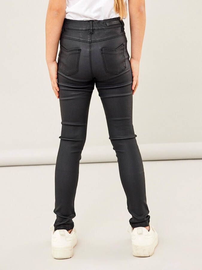 name it ! Meisjes Lange Broek -- Zwart Nylon met elasthan