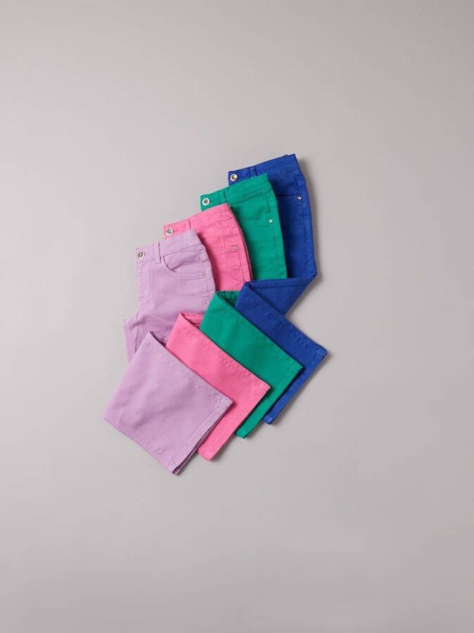 name it Twill broek wijde pijpen