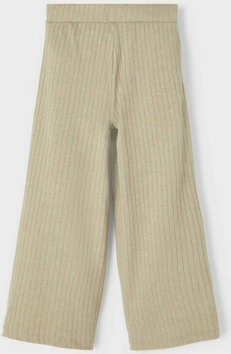 name it Wide leg broek 7/8 lengte rib