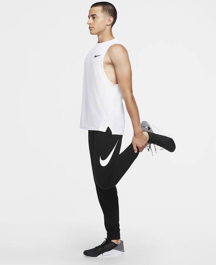 Nike Dri FIT Trainingsbroek met taps toelopend design voor heren Zwart