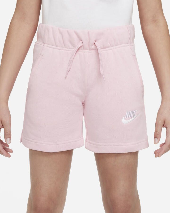 Nike Sportswear Club Meisjesshorts van sweatstof Roze