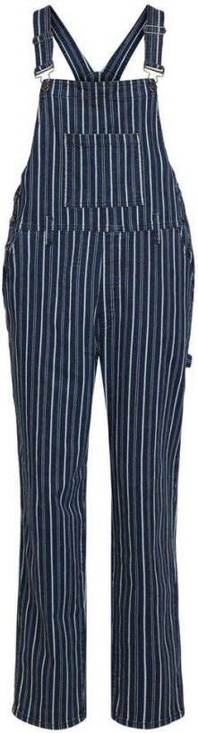 Object Pammy Denim Overall , Blauw, Dames