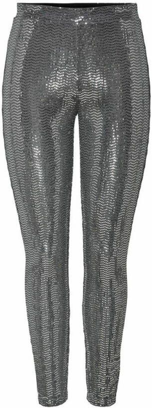 ONLY legging met glitters zilver