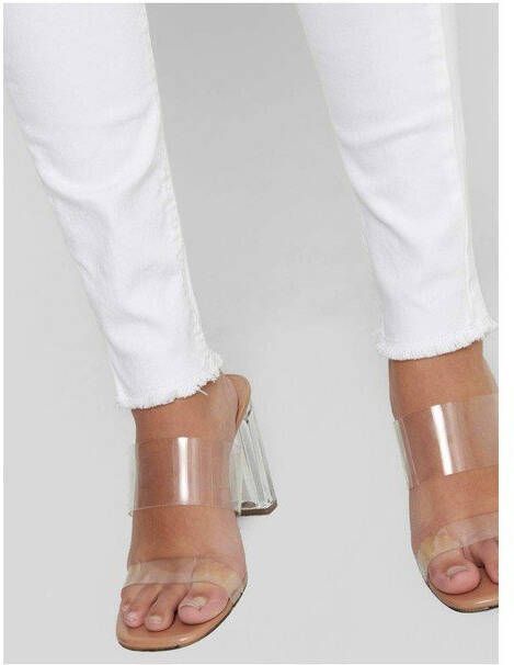 Only Onlblush MID SK ANK RAW Rea0730Noos White | Freewear Wit