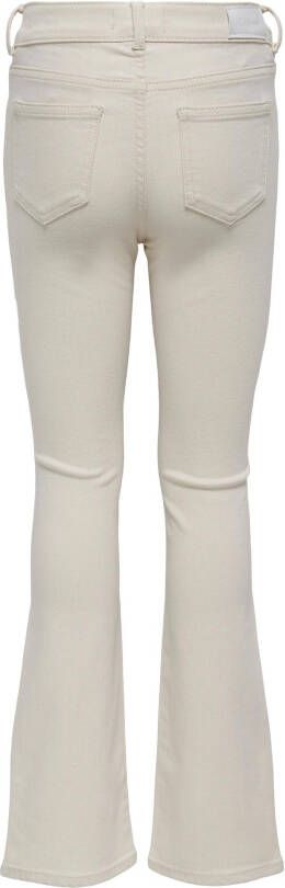 Only ! Meisjes Lange Broek -- Ecru Katoen/elasthan