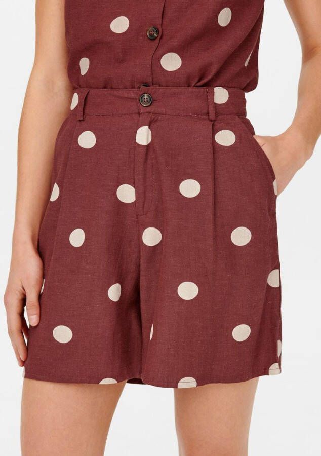 Only Shorts linnen bermuda