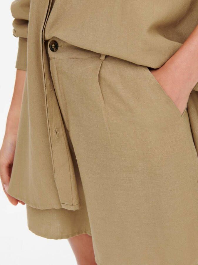 Only Shorts linnen bermuda