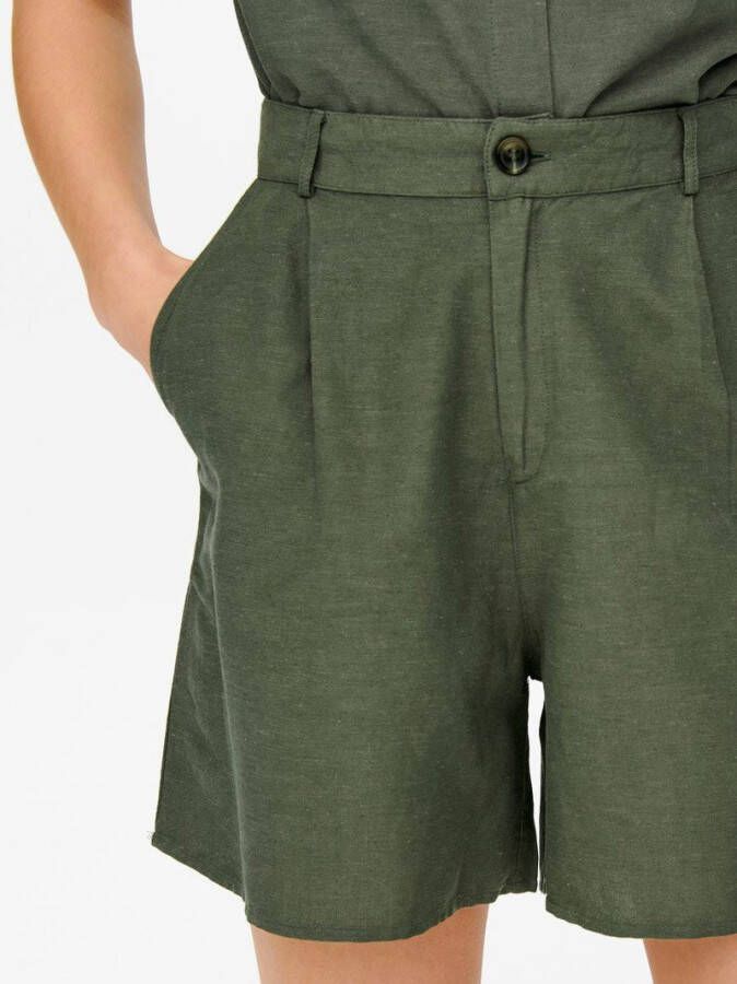 Only Shorts linnen bermuda