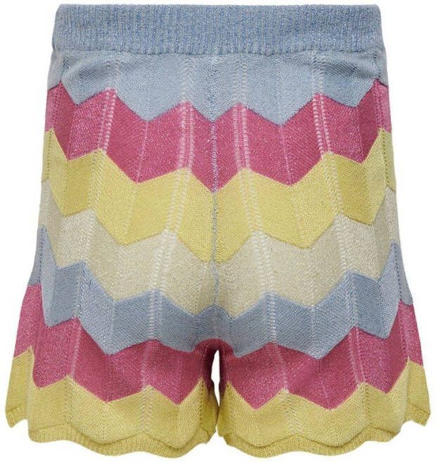 Only Shorts zig zag gestreept