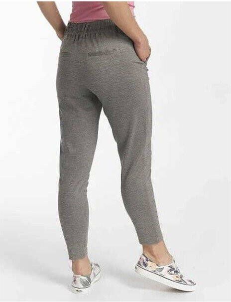 ONLY tapered fit broek ONLPOPTRASH grijs regular