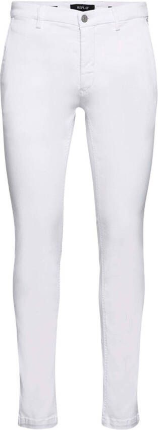 Replay Zeumar chino wit M9627L 8366197 120 , Wit, Heren