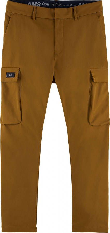 Scotch & Soda Fave Sporty Cargo Pantootmus , Bruin, Heren